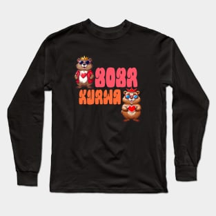 Bobr Kurwa king  Beats That Bite Back Long Sleeve T-Shirt